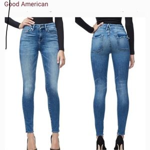 Up for consideration like new pair of Good American jeans. size 00/26